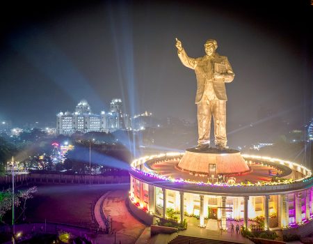 125 Feet Dr BR Ambedkar Statue In Hyderabad Pics_1